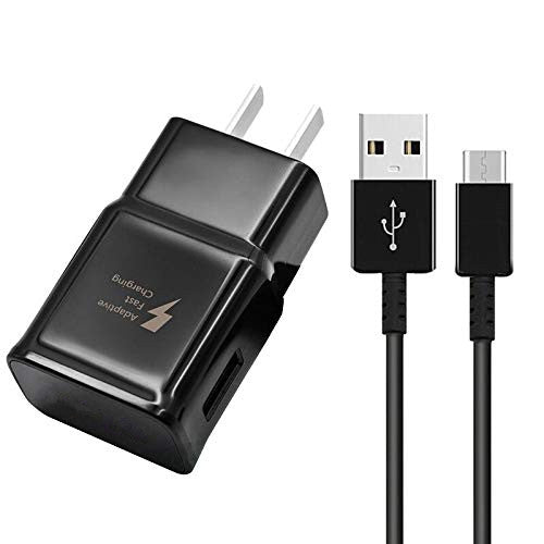 Adaptateur d'alimentation USB à charge rapide, chargeur mural et câble Micro USB pour téléphones Samsung Motorola Google Adaptateur d'alimentation USB à charge rapide, chargeur mural et câble Micro USB pour téléphones Samsung Motorola Google